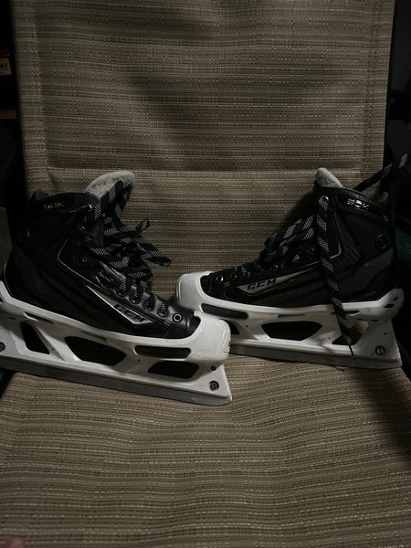 2016 CCM RibCor 50K Hockey Goalie Skates Regular Width 8 (Used)