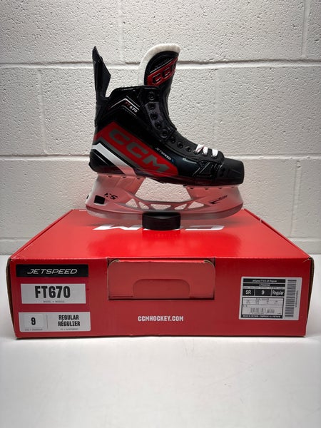 2023 CCM JetSpeed FT670 Hockey Skates Regular Width 9 (New)