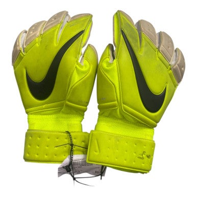 Used Nike SGT Soccer Goalie Gloves Yellow 10 11375-S000367507