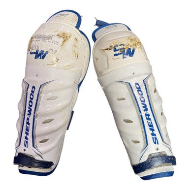 Used Sher-wood Junior Shin Guards White 10" 11375-S000365140