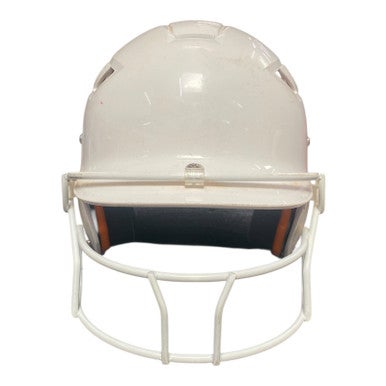 Used Schutt Batting Helmet w/Mask White LG 11375-S000368375