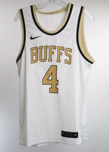 Men's Nike Dri-Fit #4 White Colorado Buffaloes Replica Basketball Jersey NWT