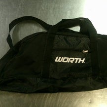 Used Worth BAT BAG BB/SB Player Carry Bag Black 11868-S000066431