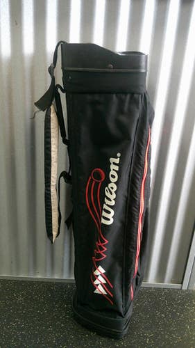Used Wilson CART BAG Mens Cart Bag Black 11868-S000066394