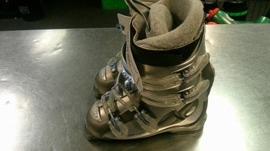 Used Rossignol SAPHIR Womens DH Ski Boot Grey 245 MP - M06.5 - W07.5 11868-S000066414