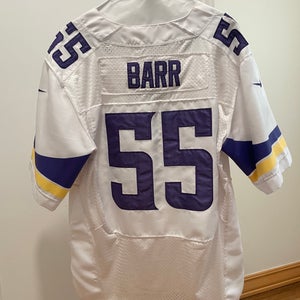 White Large Men's Nike On Field Minnesota Vikings Anthony Barr Jersey (Used)