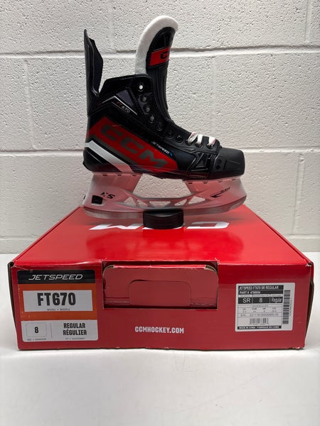 2023 CCM JetSpeed FT670 Hockey Skates Regular Width 8 (New)