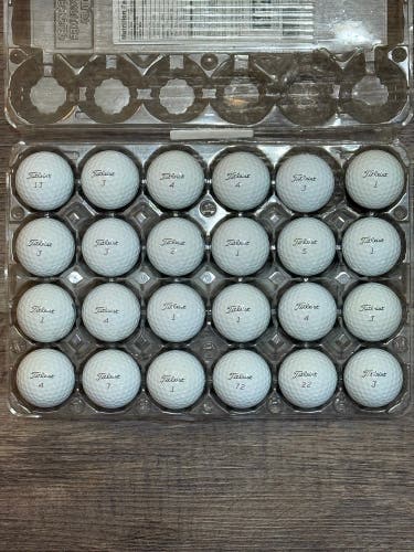 24 Titleist Pro V1x Golf Balls - 5A MINT CONDITION ONLY