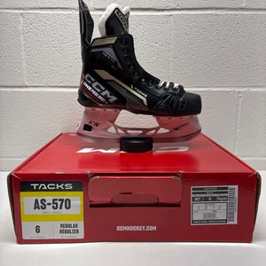 2022 CCM Tacks AS-570 Hockey Skates Regular Width 6 (New)