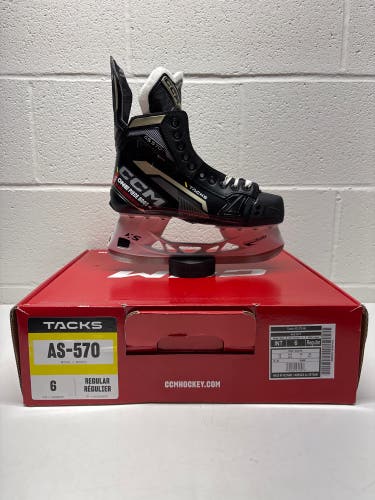 2022 CCM Tacks AS-570 Hockey Skates Regular Width 6 (New)
