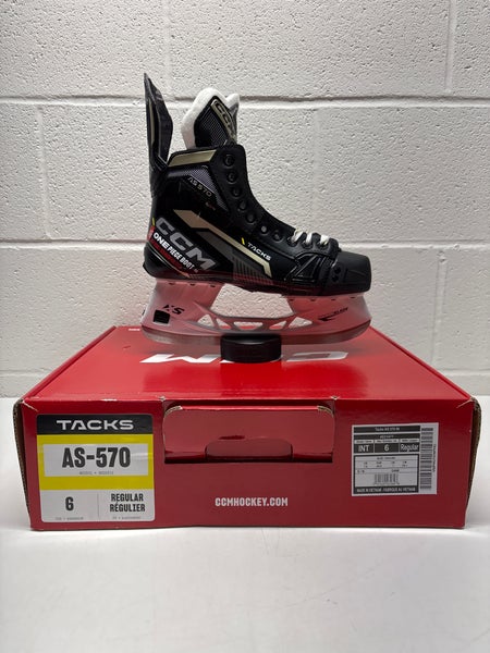 2022 CCM Tacks AS-570 Hockey Skates Regular Width 6 (New)