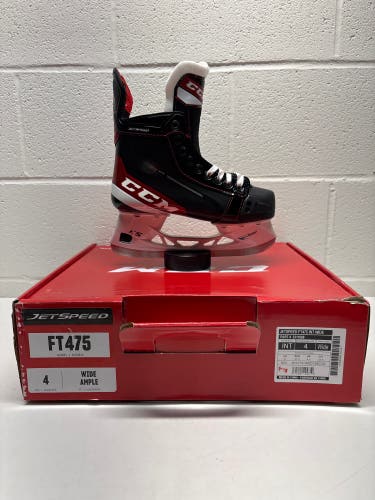 2021 CCM JetSpeed FT475 Hockey Skates Wide Width Size 4 (New)