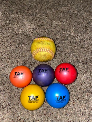 Tap conditioning weighted ball set