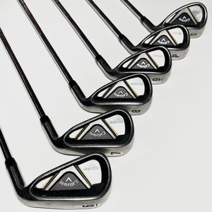 Callaway Edge Iron Set 6-9, PW, SW Right Handed Regular Flex Steel Shafts