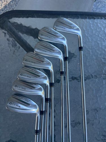 Men's 2019 TaylorMade P-790 Right Handed Iron Set Extra Stiff Flex Steel Shaft (Used)