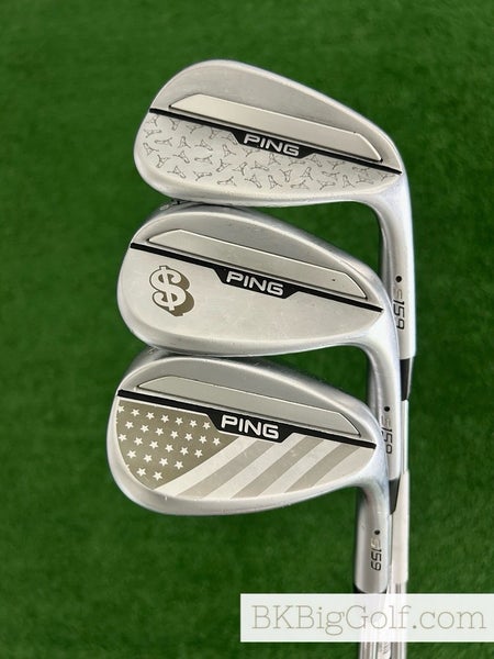 Ping S159 Custom Chrome 3 Wedge Set (50, 54, & 58 Degrees)