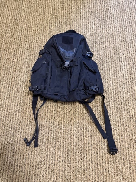 NIKE SFS Backpack BLACK Responder Tactical Gym Bag Handle Waist Strap Great