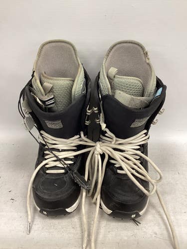 Used Burton WOMENS SAPPHIRE Womens Snowboard Boots Black Senior 8 11851-S000039914
