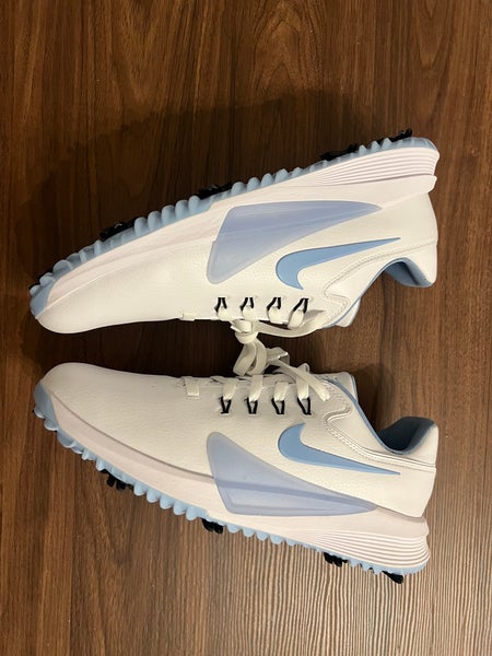 Men's Nike Victory Pro 4 ‘White/Psychic Blue’ Golf Shoes FZ7611-101 Size 7.5