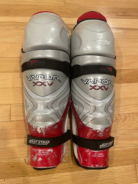 Senior Bauer Vapor XXV 15" Shin Pads (Used)