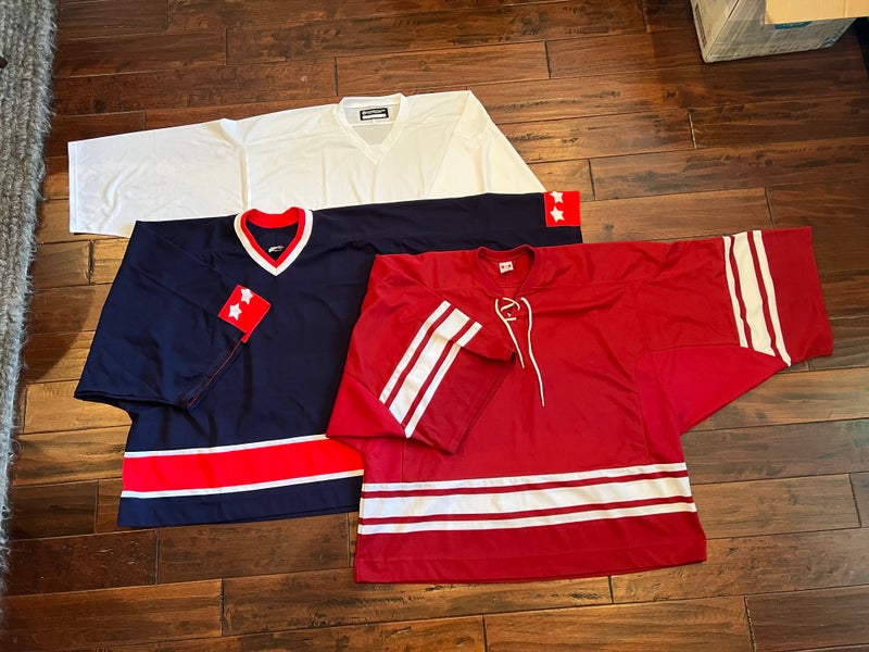 LOT of 3 - Hockey Goalie Practice Jerseys | Sr Goalie Cut