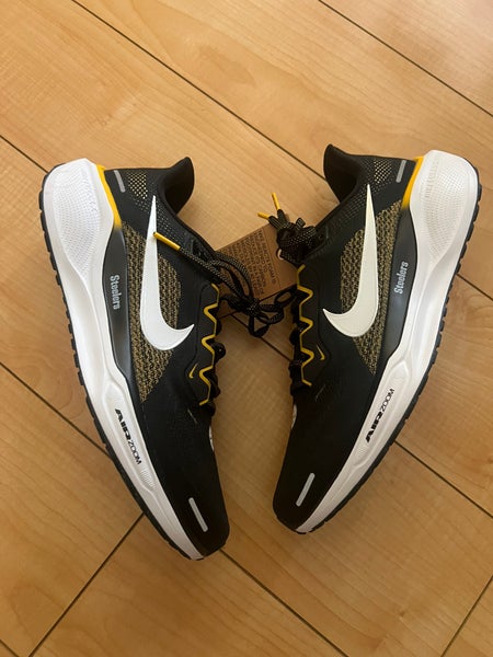 Nike Air Zoom Pegasus 41 Running Shoes Mens 9 Black Yellow Steelers