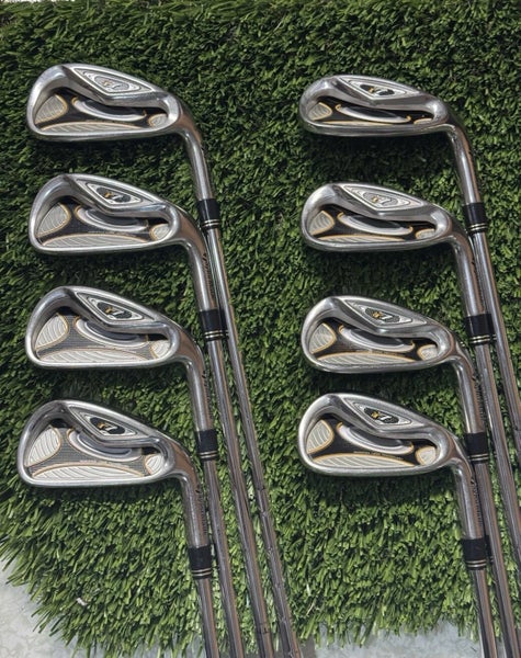 TaylorMade R7 Iron Set 4-PW, AW 90g Steel Stiff Flex Shaft Right Handed