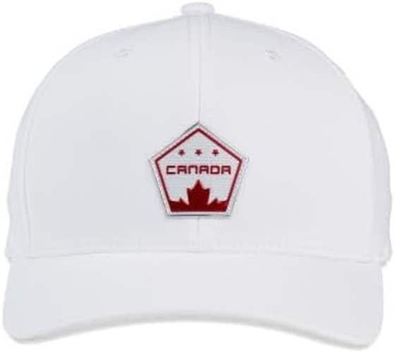 Callaway CG Patriot Canada Cap (White, Adjustable) 2023 Golf Hat NSW