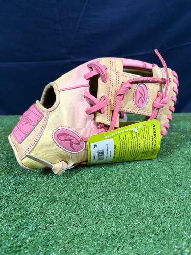 2025 Rawlings Heart of The Hide Pink Lemonade Edition 11.75” Infield Softball Glove (New)