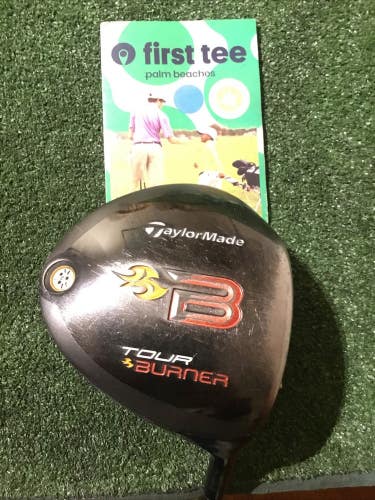 TaylorMade Tour Burner 9.5* Driver Stiff REAX Fujikura 60g Graphite Shaft (READ)