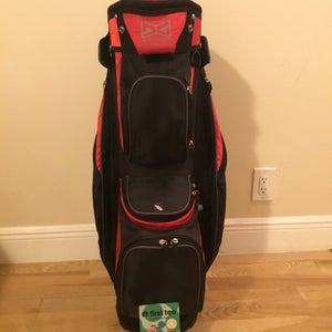 Datrek Golf Cart Bag with 14-way Dividers & Rain Cover (READ)