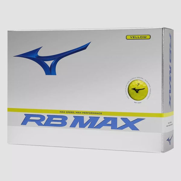 MIZUNO RB MAX YELLOW GOLF BALL DOZEN