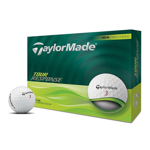 TAYLORMADE TOUR RESPONSE WHITE 2025 GOLF BALL DOZEN