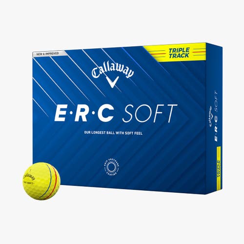 CALLAWAY ERC SOFT YELLOW 2025 GOLF BALL DOZEN