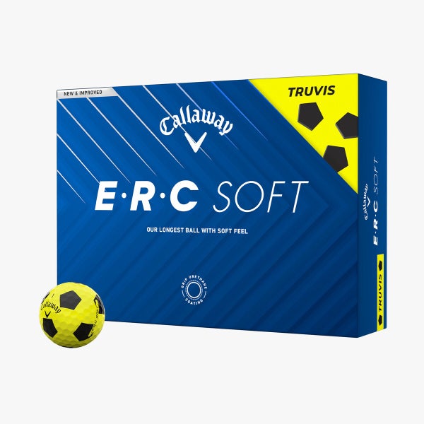 CALLAWAY ERC SOFT TRUVIS YELLOW 2025 GOLF BALL DOZEN