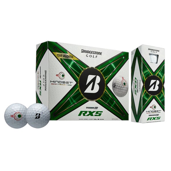BRIDGESTONE TOUR B RXS WHITE MINDSET 2024 GOLF BALL DOZEN