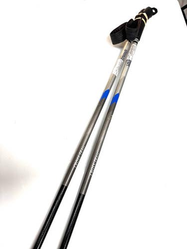 Used Whitewoods CROSS TRAIL Mens XC Ski Poles Black 130 cm / 52 in 11860-S000300653