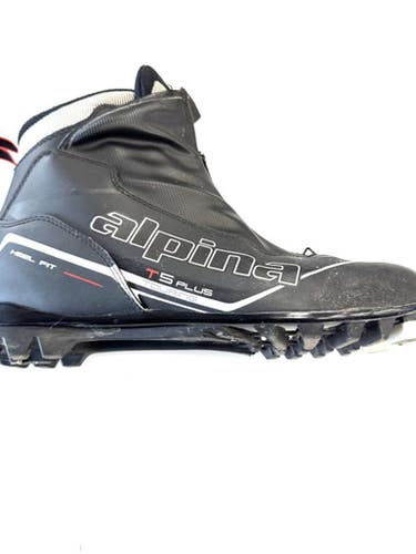 Used Alpina T5 PLUS Mens NNN XC Ski Boots Black M 10 / W 10.5-11 11860-S000300637