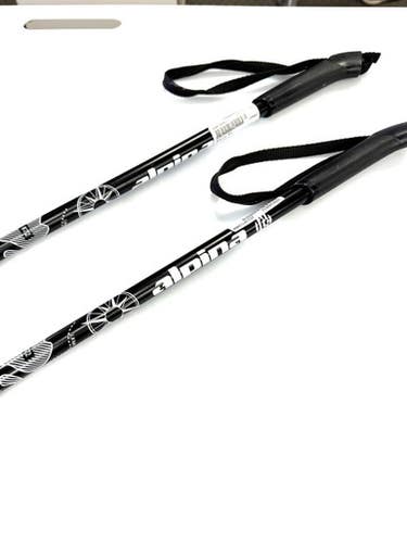 Used Alpina 931 Mens XC Ski Poles Black 155 cm / 61 in 11860-S000300633