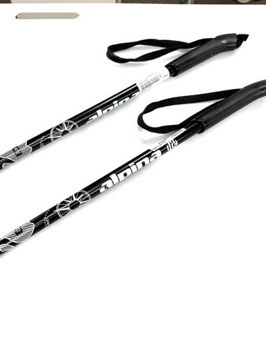 Used Alpina 931 Mens XC Ski Poles Black 155 cm / 61 in 11860-S000300633