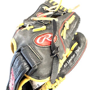 Used Rawlings HIGHLIGHT BB/SB Glove RH Throw Black 10 1/2" 11860-S000300614