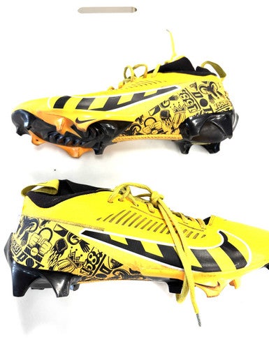 Used Nike Adult FB Cleats Yellow Senior 12 11860-S000300608