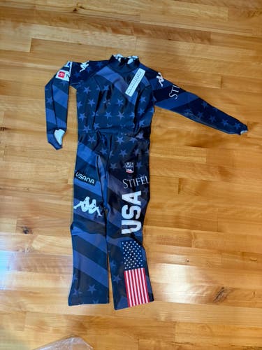 New Us Ski Team Speed Suit Fis Legal Size Small