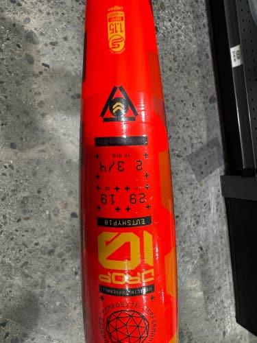 2025 Easton Hype Fire Composite USSSA Certified Bat (-10) 19 oz 29" (New)