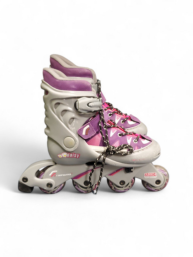 Used DAISY SKATES Junior Roller Quad Skates Grey Adjustable 11863-S000024631