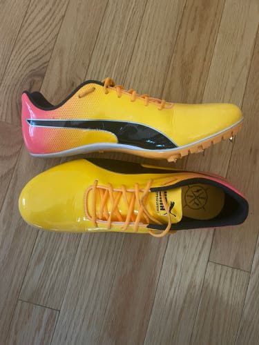 Orange Women's Size M 6.5 (W 7.5) Adult Puma Shoes (Used)