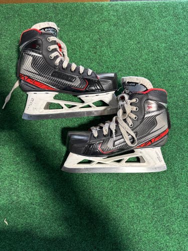 Junior Bauer Vapor X2.7 Hockey Goalie Skates (Regular) Size 4.5 (Used)