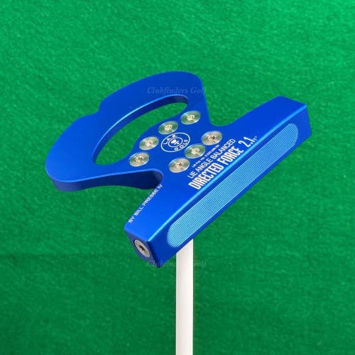 LAB Golf Directed Force 2.1 T7 Custom Blue 34" Sweeper Putter w/ACCRA & HC