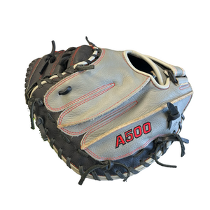 Used Wilson A500 BB/SB Catchers RH Throw Grey 32" 11682-S000123405