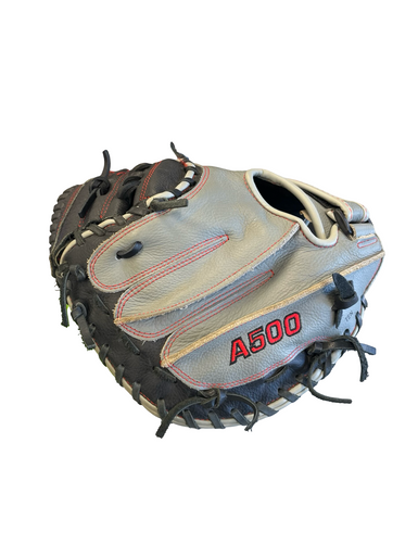 Used Wilson A500 BB/SB Catchers RH Throw Grey 32" 11682-S000123405